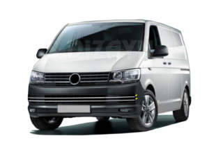 VW T6 TRANSPORTER VAN 2015+ ΔΙΑΚΟΣΜΗΤΙΚΕΣ ΓΡΙΛΙΕΣ ΜΑΣΚΑΣ ΕΜΠΡΟΣ ΧΡΩΜΙΟΥ 4ΤΕΜ.