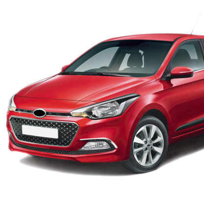 HYUNDAI i20 5D 2014+ ΔΙΑΚΟΣΜΗΤΙΚΕΣ ΓΡΥΛΛΙΕΣ ΜΑΣΚΑΣ ΕΜΠΡΟΣ ΧΡΩΜΙΟΥ 2ΤΕΜ.