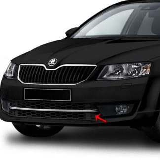 SKODA OCTAVIA 3 A7 4D/SW 2013+ ΤΡΙΜ ΜΑΡΚΕ ΠΡΟΦΥΛΑΚΤΗΡΑ ΧΡΩΜΙΟ ΜΕΤΑΛΛΙΚΟ
