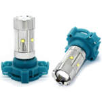 PSY24W 12/24V PGU20-4 7W LED 8xCREE PREMIUM ΛΕΥΚΟ 1ΤΕΜ.