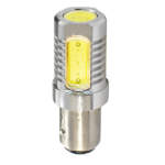 P21/5W 12V BAY15d LED 4xHP 1,5W PREMIUM ΛΕΥΚΟ (ΔΙΠΟΛΙΚΟ) BLISTER 1 ΤΕΜ.