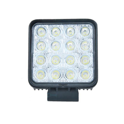 ΠΡΟΒΟΛΕΑΣ ΤΕΤΡΑΓΩΝΟΣ ME 16LED HP 6000K 10-30V 48W