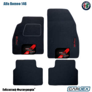 Πατάκια Αυτοκινήτου Alfa Romeo 146 Μαρκέ μοκέτα Eco-Line 4τμχ της Cardex