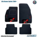 Πατάκια Αυτοκινήτου Alfa Romeo Spider 2006+ Μαρκέ μοκέτα Eco-Line 4τμχ της Cardex