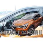 ΑΝΕΜΟΘΡΑΥΣΤΕΣ ΓΙΑ RENAULT CAPTUR 5D 2019+ ΖΕΥΓΑΡΙ ΑΠΟ ΕΥΚΑΜΠΤΟ ΦΙΜΕ ΠΛΑΣΤΙΚΟ HEKO - 2 ΤΕΜ.