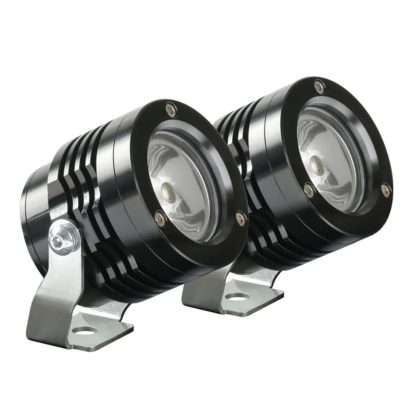 ΠΡΟΒΟΛΕΙΣ ΣΤΡΟΓΓΥΛΟΙ ΜΕ ΒΑΣΗ O-LUX 1LED SMD 6000K 1800LM 12V 18W ΚΑΡΦΙ 36Δχ68Υχ55Β mm ΜΑΥΡΑ 2 ΤΕΜ