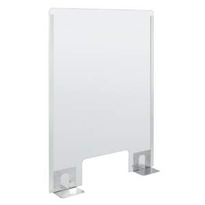 ΠΡΟΣΤΑΤΕΥΤΙΚΟ ΔΙΑΧΩΡΙΣΤΙΚΟ ΤΖΑΜΙ PLEXIGLASS 3mm 66x96cm ΜΕ ΤΡΥΠΑ ΚΑΙ ΒΑΣΕΙΣ ΣΤΗΡΙΞΗΣ ΑΛΟΥΜΙΝΙΟΥ