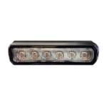 ΣΤΡΟΜΠΟ 12/24V 11x2,5x1,7cm ΠΟΡΤΟΚΑΛΙ 6LED 18W (6x3W) R65 R10 AMiO - 1 ΤΕΜ.