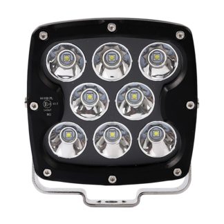 ΠΡΟΒΟΛΕΑΣ ΟΔΗΓΗΣΗΣ LED DRIVING LIGHTS ΜΑΥΡΟΣ 10-32V 80W 5600lm 8 CREE LED ΤΕΤΡΑΓΩΝΟΣ (130 x 130 x 86 mm) M-TECH