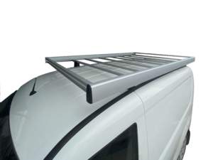 Σχάρα οροφής αλουμινίου 210 x150 για fiat doblo με πλαϊνά προφίλ 7cm και στοπ.