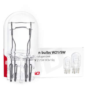 W21/5W (T20) 12V 21/5W W3x16q (ΚΑΡΦΩΤΟ ΑΚΑΛΥΚΟ) ΑΛΟΓΟΝΟΥ AMIO – 10 ΤΕΜ.