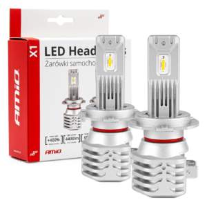 ΛΑΜΠΕΣ LED H7 10-16V 40W 6.500K 4400lm  (ΨΥΚΤΡΑ) X1 AMIO – 2ΤΕΜ.