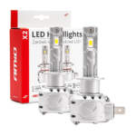 ΛΑΜΠΕΣ LED CAN BUS  X2 SERIES ΜΕ ΑΝΕΜΙΣΤΗΡΑΚΙ H1 10-16V 72W 6.500K 7.920lm +400% ΑMiO - 2 TEM.