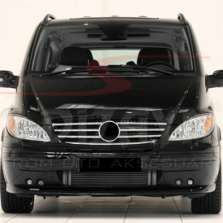 MERCEDES VIANO MPV 2004-2010 ΔΙΑΚΟΣΜΗΤΙΚΕΣ ΓΡΙΛΙΕΣ ΜΑΣΚΑΣ ΕΜΠΡΟΣ ΧΡΩΜΙΟΥ 7ΤΕΜ
