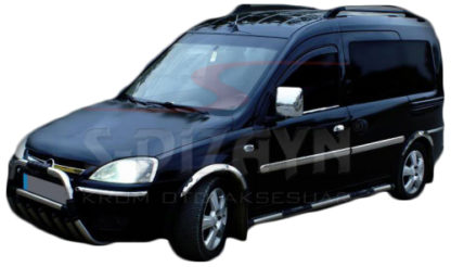 OPEL COMBO C MINI VAN 2001-2011 ΔΙΑΚΟΣΜΗΤΙΚΗ ΦΑΣΑ ΠΟΡΤΑΣ ΧΡΩΜΙΟ 4ΤΕΜ.