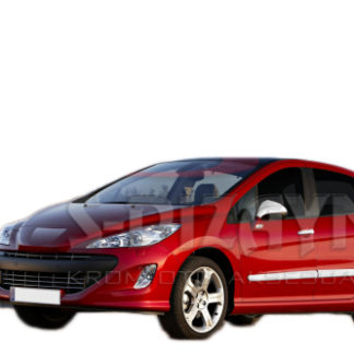 PEUGEOT 308 HB 5D/SW 2007-2013 ΔΙΑΚΟΣΜΗΤΙΚΗ ΦΑΣΑ ΠΟΡΤΑΣ ΧΡΩΜΙΟ 4ΤΕΜ.