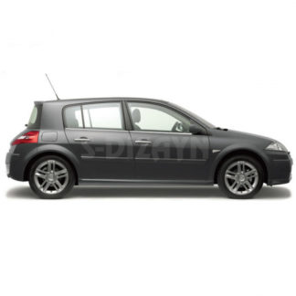 RENAULT MEGANE 5D HB 04-10 TRIM ΠΑΡΑΘΥΡΩΝ 4ΤΕΜ ΑΝΟΞ.ΑΤΣΑΛΙ ΧΡΩΜΙΟ