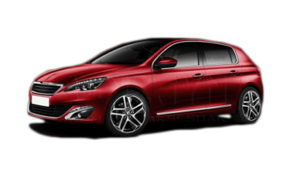 PEUGEOT 308 5D HB 2014+ ΠΛΑΙΝΟ ΠΡΟΣΤΑΤΕΥΤΙΚΟ TRIM ΠΟΡΤΑΣ ΑΤΣΑΛΙ+ΠΛΑΣΤΙΚΟ ΧΡΩΜΙΟ 8ΤΕΜ