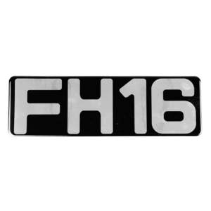 Αυτοκόλλητο Σήμα "FH16" Σμάλτο 26x8cm 1Τμχ