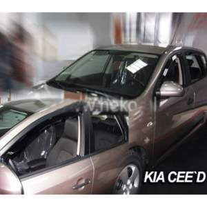 ΑΝΕΜΟΘΡΑΥΣΤΕΣ ΓΙΑ KIA CEED 5D 2007-2012 ΖΕΥΓΑΡΙ ΑΠΟ ΕΥΚΑΜΠΤΟ ΦΙΜΕ ΠΛΑΣΤΙΚΟ HEKO – 2 ΤΕΜ.