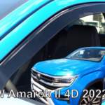 ΑΝΕΜΟΘΡΑΥΣΤΕΣ ΓΙΑ VW AMAROK 4D 2022+ ΣΕΤ ΑΥΤΟΚΙΝΗΤΟΥ ΑΠΟ ΕΥΚΑΜΠΤΟ ΦΙΜΕ ΠΛΑΣΤΙΚΟ HEKO - 4 ΤΕΜ.