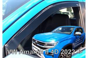 ΑΝΕΜΟΘΡΑΥΣΤΕΣ ΓΙΑ VW AMAROK 4D 2022+ ΣΕΤ ΑΥΤΟΚΙΝΗΤΟΥ ΑΠΟ ΕΥΚΑΜΠΤΟ ΦΙΜΕ ΠΛΑΣΤΙΚΟ HEKO – 4 ΤΕΜ.