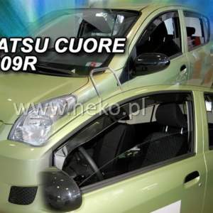 ΑΝΕΜΟΘΡΑΥΣΤΕΣ ΓΙΑ DAIHATSU CUORE 7 5D 2007-2018 ΖΕΥΓΑΡΙ ΑΠΟ ΕΥΚΑΜΠΤΟ ΦΙΜΕ ΠΛΑΣΤΙΚΟ HEKO – 2 ΤΕΜ.