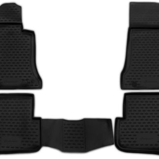 MERCEDES C CLASS W204 2007-2014 ΜΑΡΚΕ ΠΑΤΑΚΙΑ ΣΕ ΣΚΑΦΗ TPE ΛΑΣΤΙΧΟ ΣΕ ΜΑΥΡΟ ΧΡΩΜΑ NOVLINE - 4 ΤΕΜ.