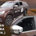 ΑΝΕΜΟΘΡΑΥΣΤΕΣ ΓΙΑ NISSAN NAVARA D23 4D 2014+ / NP300 2014+ ΖΕΥΓΑΡΙ ΑΠΟ ΕΥΚΑΜΠΤΟ ΦΙΜΕ ΠΛΑΣΤΙΚΟ HEKO - 2 ΤΕΜ.