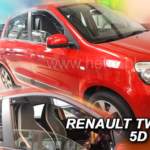 ΑΝΕΜΟΘΡΑΥΣΤΕΣ ΓΙΑ RENAULT TWINGO 5D 2014+ ΖΕΥΓΑΡΙ ΑΠΟ ΕΥΚΑΜΠΤΟ ΦΙΜΕ ΠΛΑΣΤΙΚΟ HEKO - 2 ΤΕΜ.