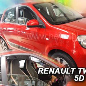 ΑΝΕΜΟΘΡΑΥΣΤΕΣ ΓΙΑ RENAULT TWINGO 5D 2014+ ΖΕΥΓΑΡΙ ΑΠΟ ΕΥΚΑΜΠΤΟ ΦΙΜΕ ΠΛΑΣΤΙΚΟ HEKO – 2 ΤΕΜ.