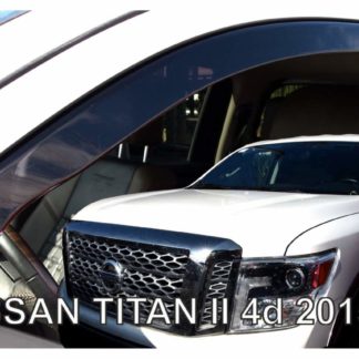 NISSAN TITAN 4D 2015+ ΖΕΥΓΑΡΙ ΑΝΕΜΟΘΡΑΥΣΤΕΣ ΑΠΟ ΕΥΚΑΜΠΤΟ ΦΙΜΕ ΠΛΑΣΤΙΚΟ HEKO - 2 ΤΕΜ.