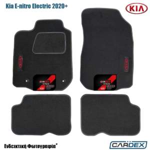 Πατάκια Αυτοκινήτου Kia E-Nitro Electric 2020+ Μαρκέ μοκέτα Eco-Line 4τμχ της Cardex