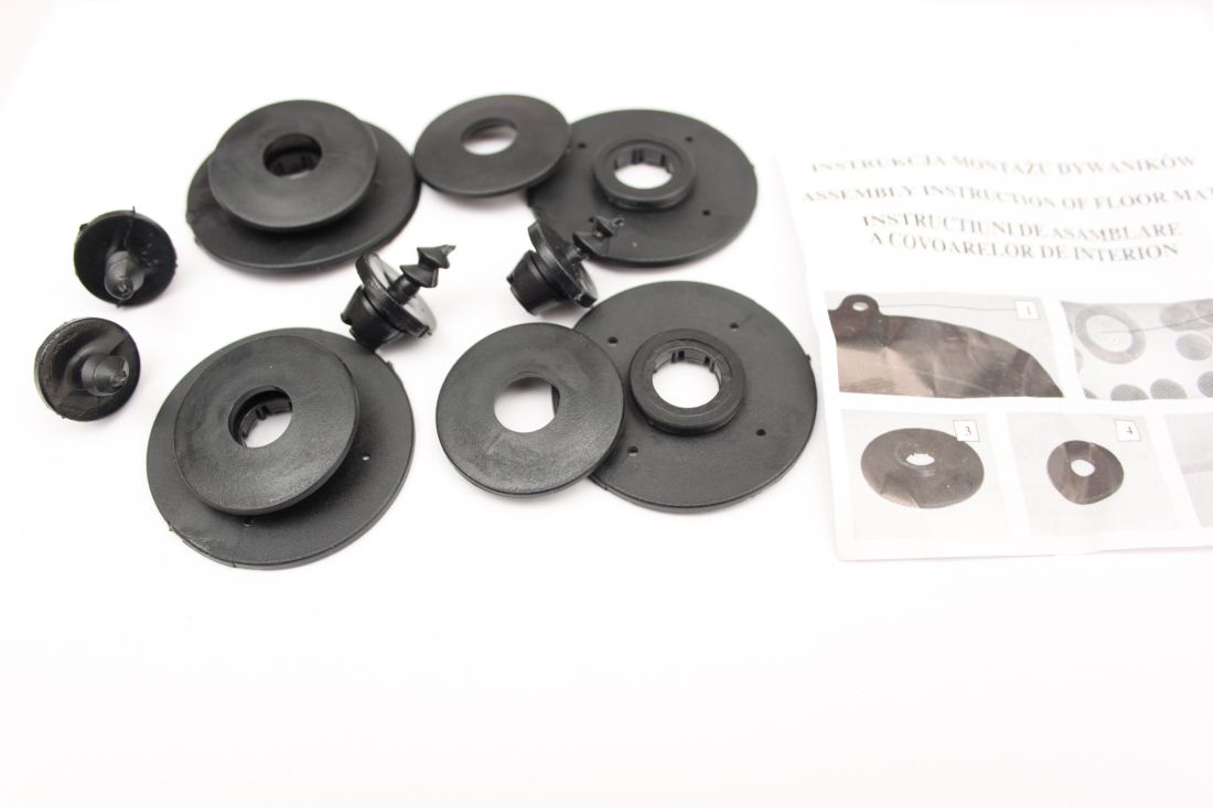 Λαστιχένια πατάκια Rezaw Plast για BMW σειρά 7 F01 (2007+) - τύπου σκαφάκι - 4τμχ.