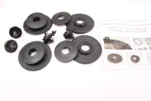 Λαστιχένια πατάκια Rezaw Plast για VOLVO V50 (2004-2012) – τύπου σκαφάκι – 4τμχ.