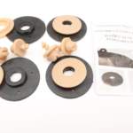 Λαστιχένια πατάκια Rezaw Plast για VOLVO S60 / S80 / V70 / XC70 (2000-2007) - τύπου σκαφάκι - μπεζ - 4τμχ.