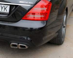 Πίσω προφυλακτήρας για Mercedes W221 S-class  (2005-2011) – AMG με μπούκες