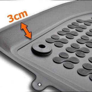 Λαστιχένια πατάκια Rezaw Plast για BMW X7 (G07) (2018+) - τύπου σκαφάκι - 4τμχ.