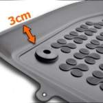 Λαστιχένια πατάκια Rezaw Plast για Renault Captur II (2019+) - τύπου σκαφάκι - 4τμχ.