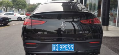 Αεροτομή πορτ μπαγκάζ για Mercedes GLE C167 (2020+) - AMG - μαύρη γυαλιστερή