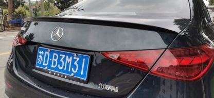 Αεροτομή πορτ μπαγκάζ για Mercedes W206 C-Class (2021+) - AMG - μαύρη γυαλιστερή