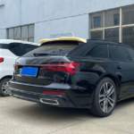 Αεροτομή οροφής για Audi A6 (2019+) Combi- μαύρη γυαλιστερή