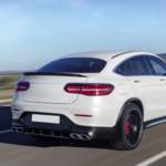 Αεροτομή πορτ μπαγκάζ για Mercedes GLC W253 (2016-2018) coupe - μαύρη γυαλιστερή