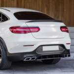 Αεροτομή πορτ μπαγκάζ για Mercedes GLE W292 coupe - μαύρη γυαλιστερή