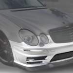 Προφυλακτήρας εμπρός για Mercedes W211 E-Class (2006-2009) - AMG Design με LED φώτα ημέρας