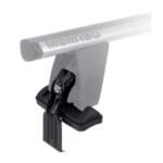 DLKIT03G KIT TYPE G ΑΚΡΑ (ΠΟΔΙΑ) ΓΙΑ ΜΠΑΡΕΣ ΟΡΟΦΗΣ DELTA/OMEGA BLACK/SILVER MENABO - 1 ΣΕΤ