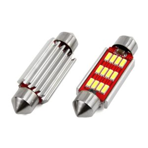 ΛΑΜΠΑΚΙΑ ΠΛΑΦΟΝΙΕΡΑΣ 41mm 12/24V 2,9W 5600K 12LED CANBUS FESTOON (ΛΕΥΚΟ) AMiO – 2 ΤΕΜ.