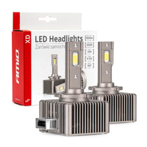 ΛΑΜΠΕΣ LED ΜΕ ΨΥΚΤΡΑ D1S/D1R 9-16V 70W 6.500K 8600lm XD SERIES AMIO – 2 ΤΕΜ.