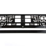 Amio - ΠΛΑΣΤΙΚΟ ΠΛΑΙΣΙΟ ΠΙΝΑΚΙΔΑΣ ΚΥΚΛΟΦΟΡΙΑΣ (ΜΑΥΡΟ/ΜΕΤΑΛΛΙΚΗ ΥΦΗ/ΞΕΧΩΡΙΣΤΟ ΚΑΤΩ ΜΕΡΟΣ) - 52 Χ 12,5 cm - 1 ΤΕΜ. (01644/AM)