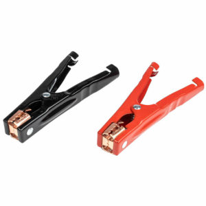 Ακροδέκτες Κροκοδειλάκια Καλωδίων 600A 170mm 03526 Amio Μαύρο – Κόκκινο 2 Τεμάχια